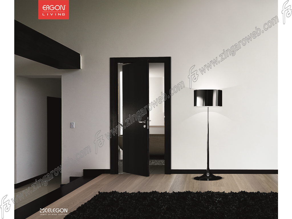 Binario T.E. Slim per Porte Traslanti Base Argento LFM cm.80-85-90-95-100 | Celegon - immagine 7